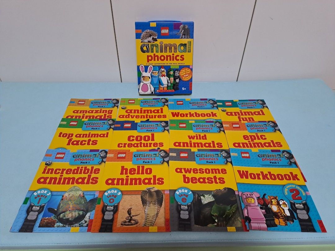 Lego animal phonics sale book set