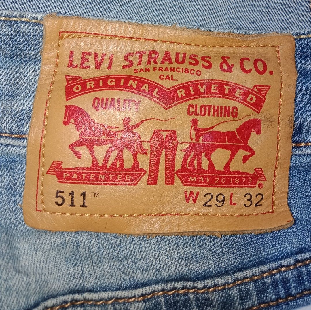 Levis 511 jeans premium size 30 actual measurement, Men's Fashion, Bottoms,  Jeans on Carousell