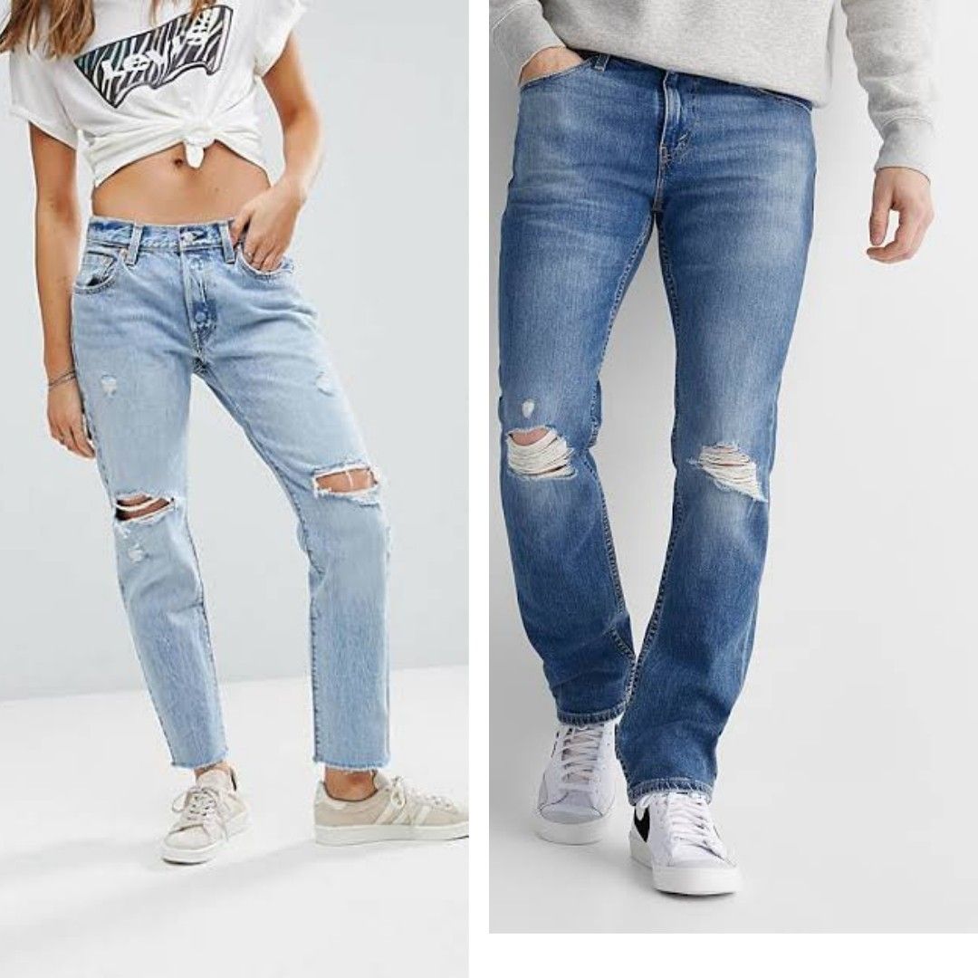 511 levis ripped jeans