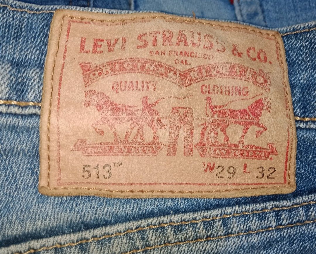 Levis 513 jeans size 30 actual measurement, Men's Fashion, Bottoms, Jeans  on Carousell