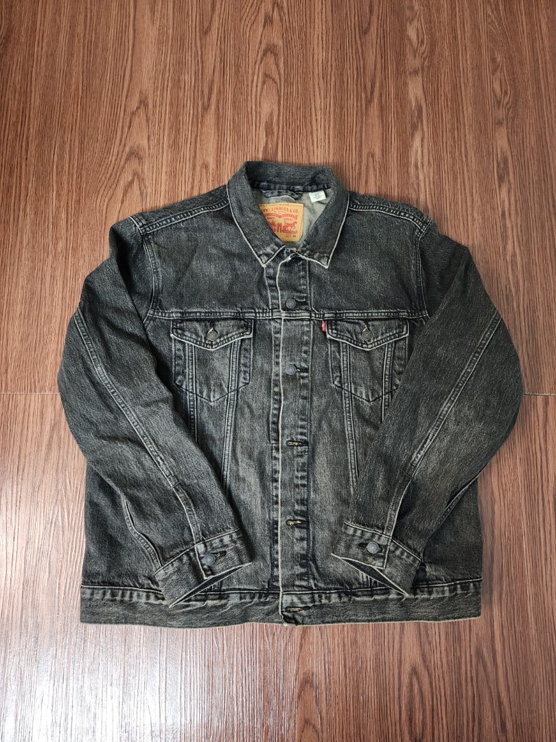 Levis Black Denin Jacket, Men's Fashion, Coats, Jackets and Outerwear on  Carousell