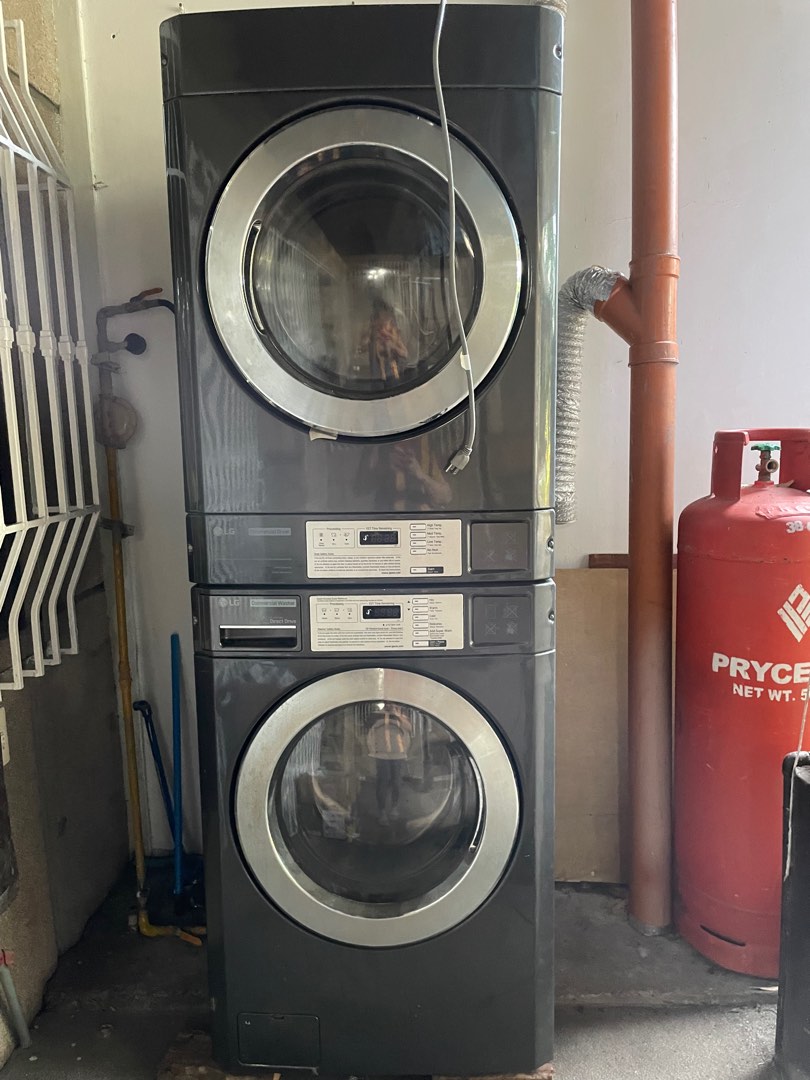 LG Onyx Giant C Max Washing Machine and Dryer, TV & Home Appliances