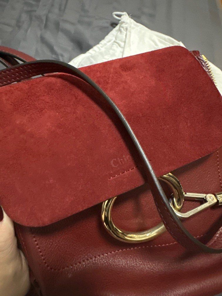 Chloe faye hotsell backpack red