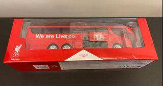 全新絕版官方未開封利物浦Liverpool Diecast 金屬巴士 25cm Team Bus you will never walk alone Tomica 九巴城巴新巴