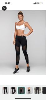 Lorna jane black mesh legging