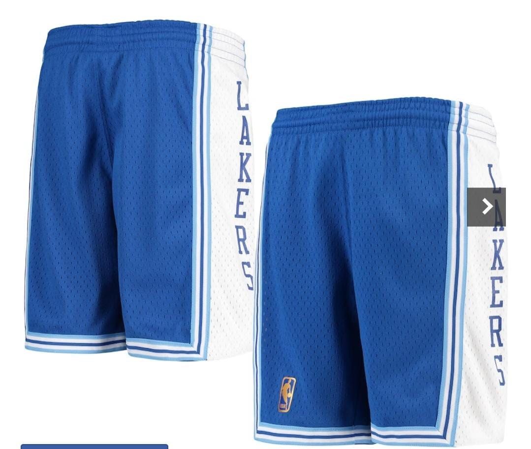 Los Angeles Lakers Mitchell Ness Royal Hardwood Classics Swingman Shorts Carousell