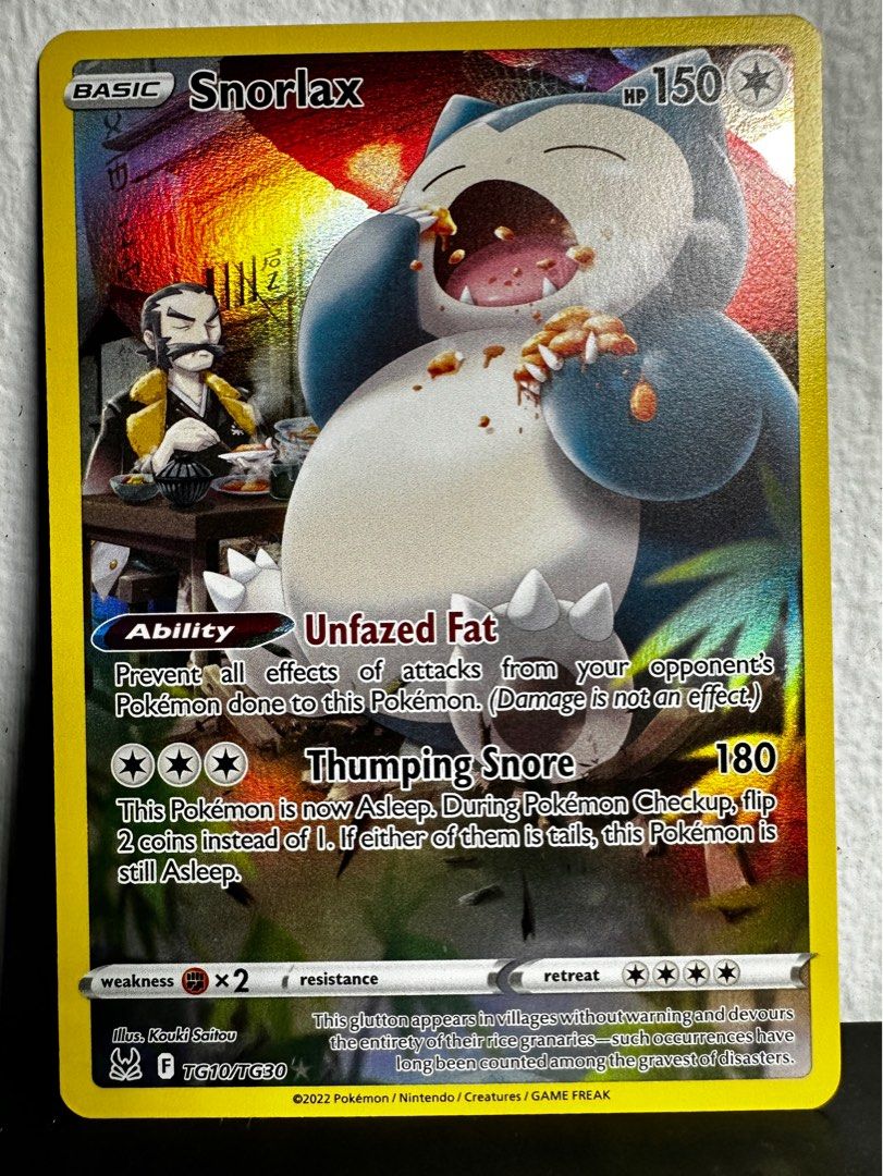 carta snorlax