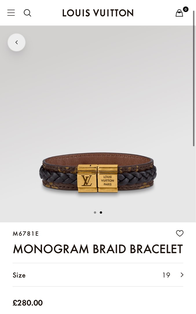 Louis Vuitton  Hockenheim Bracelet (M6547E), Luxury, Accessories on  Carousell