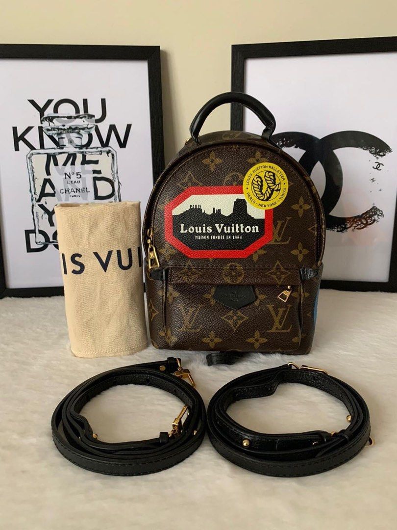 Louis Vuitton Mini Palm Springs World Tour Bag, Luxury, Bags & Wallets on  Carousell