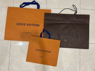 LV large paper bag authentic - Bags & Wallets for sale in Georgetown, Penang