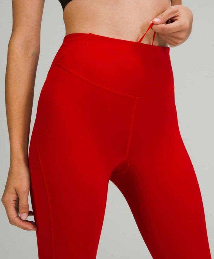NWT Lululemon Red Merlot Base Pace 25” Tight, Women's Fashion, Activewear  on Carousell