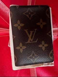 Louis Vuitton Pocket Organizer Blue Taiga leather Monogram canvas M30301  SOLDOUT