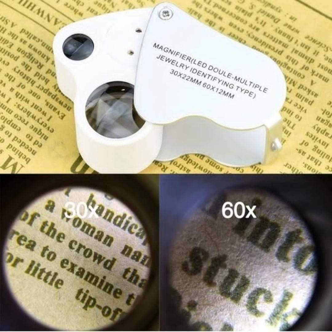 Magnifying Glass With LED Light And Jeweler's Loup For Coin Collecting FREE SHIPPING - View #12