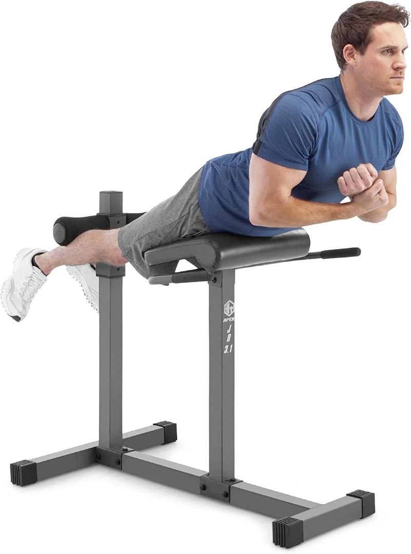 Adjustable roman chair back hyperextension bench sales