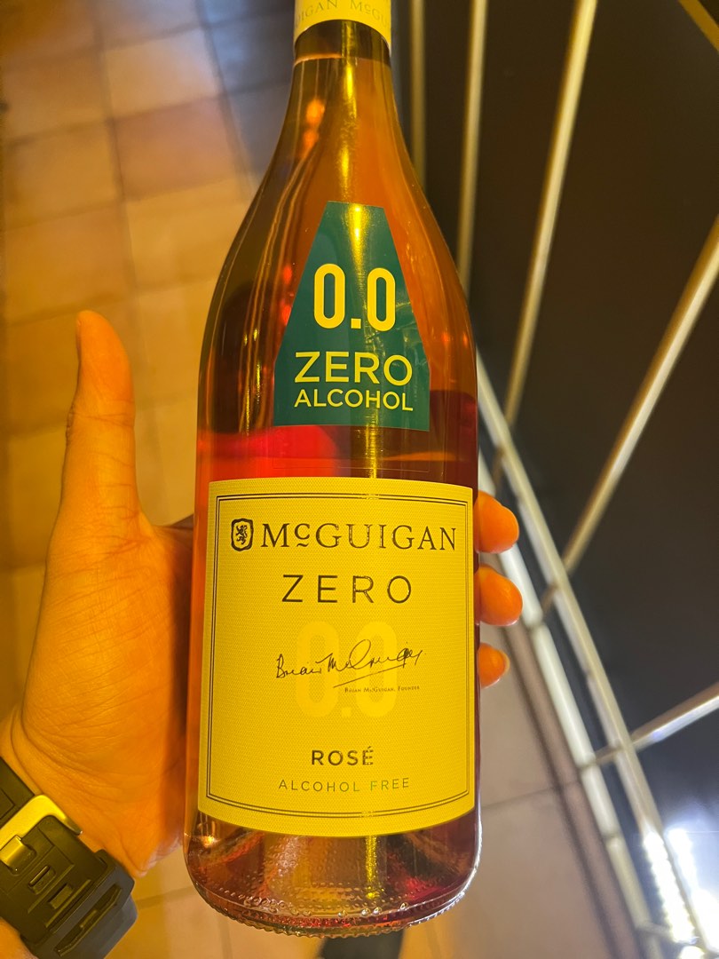 Mcguigan rose wine alcohol free, Food & Drinks, Alcoholic Beverages on