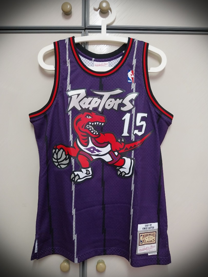 Toronto Raptors Mitchell & Ness #15 Vince Carter Reversible Jersey Size  M-NWOT