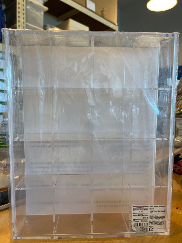 MUJI Acrylic 4x4 Case, Furniture & Home Living, Home Improvement