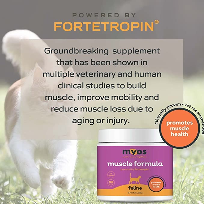 MYOS Feline Muscle Formula for Cats All Natural Cat Muscle Loss