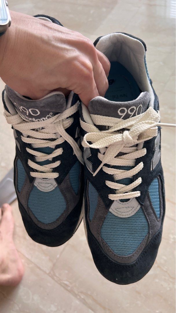 New Balance Made in USA Navy Blue, Men's Fashion, Footwear, Sneakers on