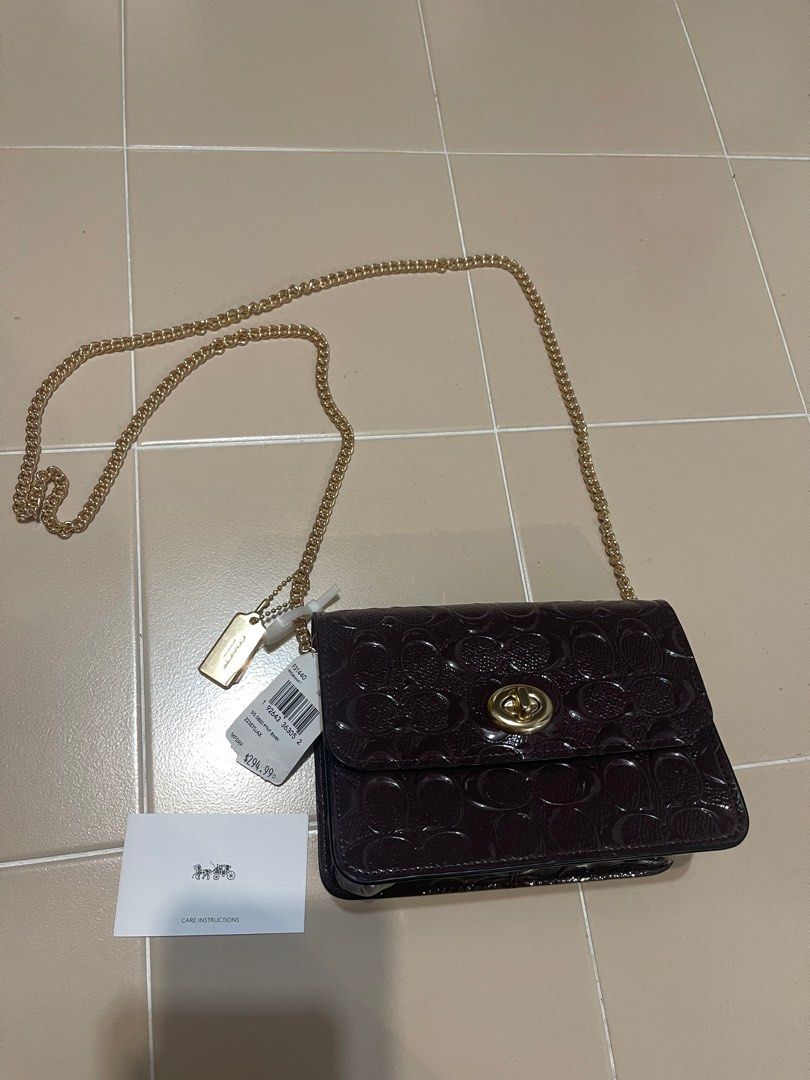 Bowery crossbody in signature leather sales