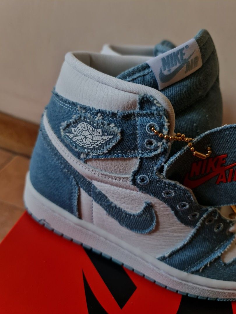 Air jordan hot sale 1 denim