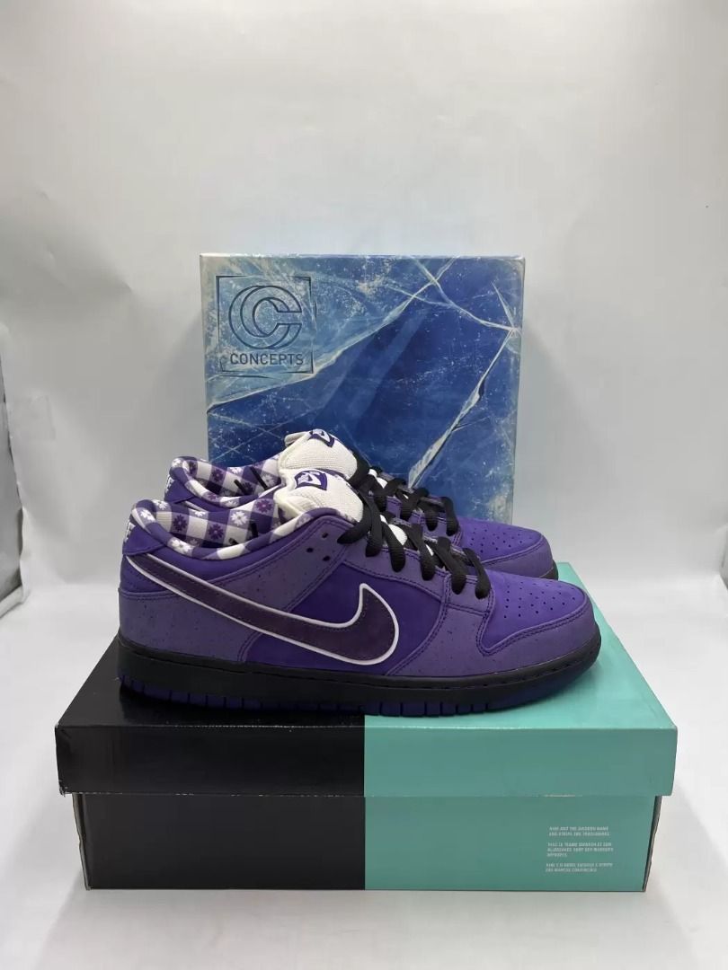 Nike x Concepts SB Dunk Low Pro OG QS Purple Lobster Special Box