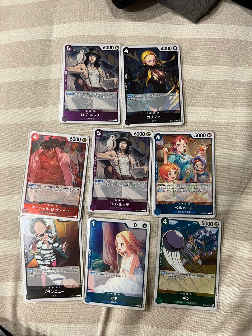 One Piece Trading Card Game - Rare Cards OP03, Hobbies & Toys, Toys & Games  on Carousell