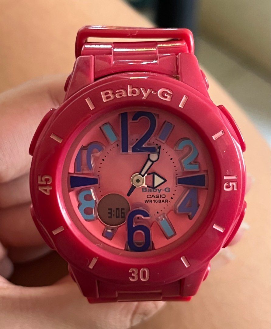 Baby g watch with second hand sales