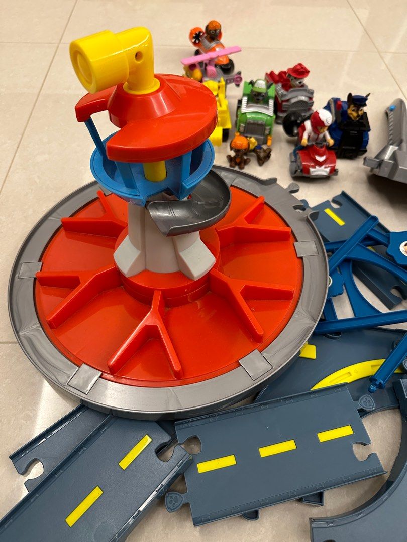 Paw Patrol Track Car Set, Hobbies & Toys, Toys & Games on Carousell