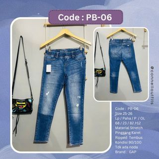 PB-06 Preloved Celana Ripped Jeans GAP