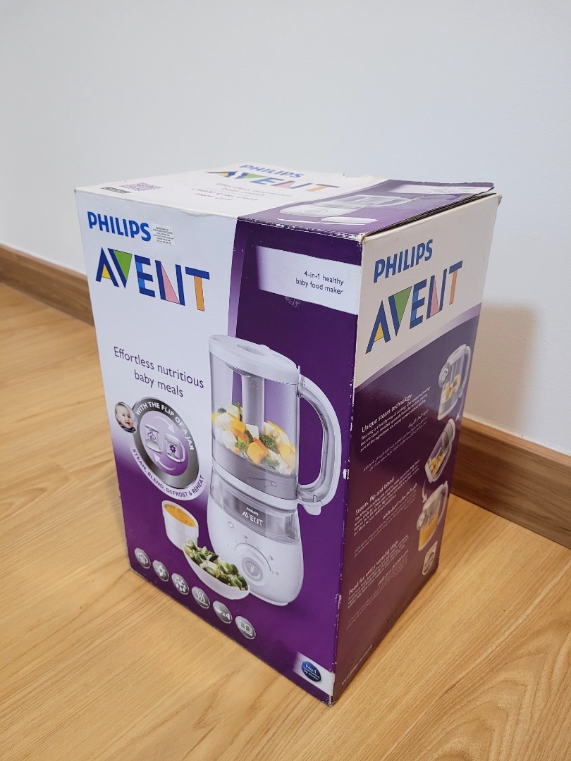 Philips Avent 4 in 1 Baby Food Maker Blender Processor, Babies & Kids, Nursing & Feeding