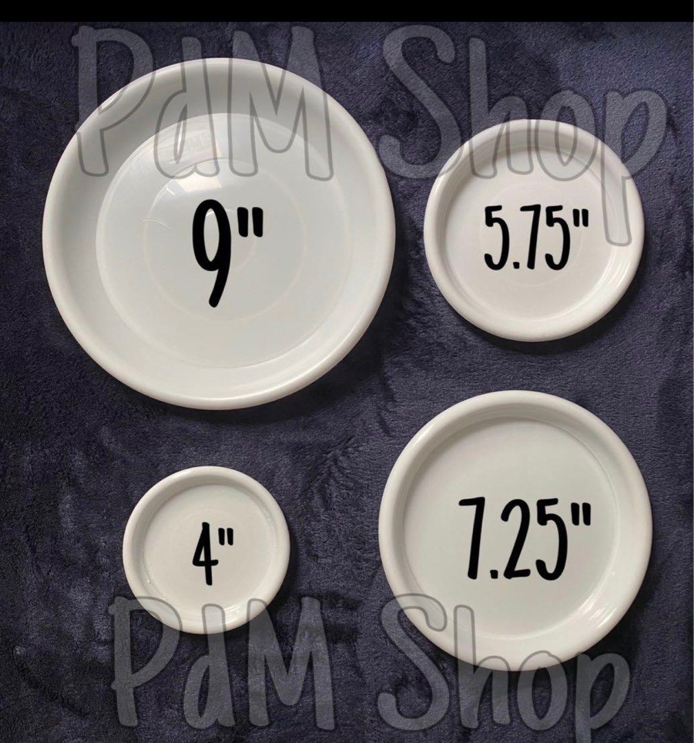 PLASTIC CATCH PLATE/ PLANT SAUCER/ DRAINAGE PLATE on Carousell