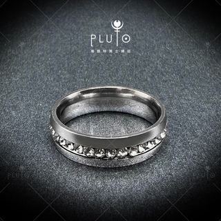 【PLUTO Rings】明見晶鑽｜US8/US9/US10｜不鏽鋼戒指｜男戒｜普路特男士精品