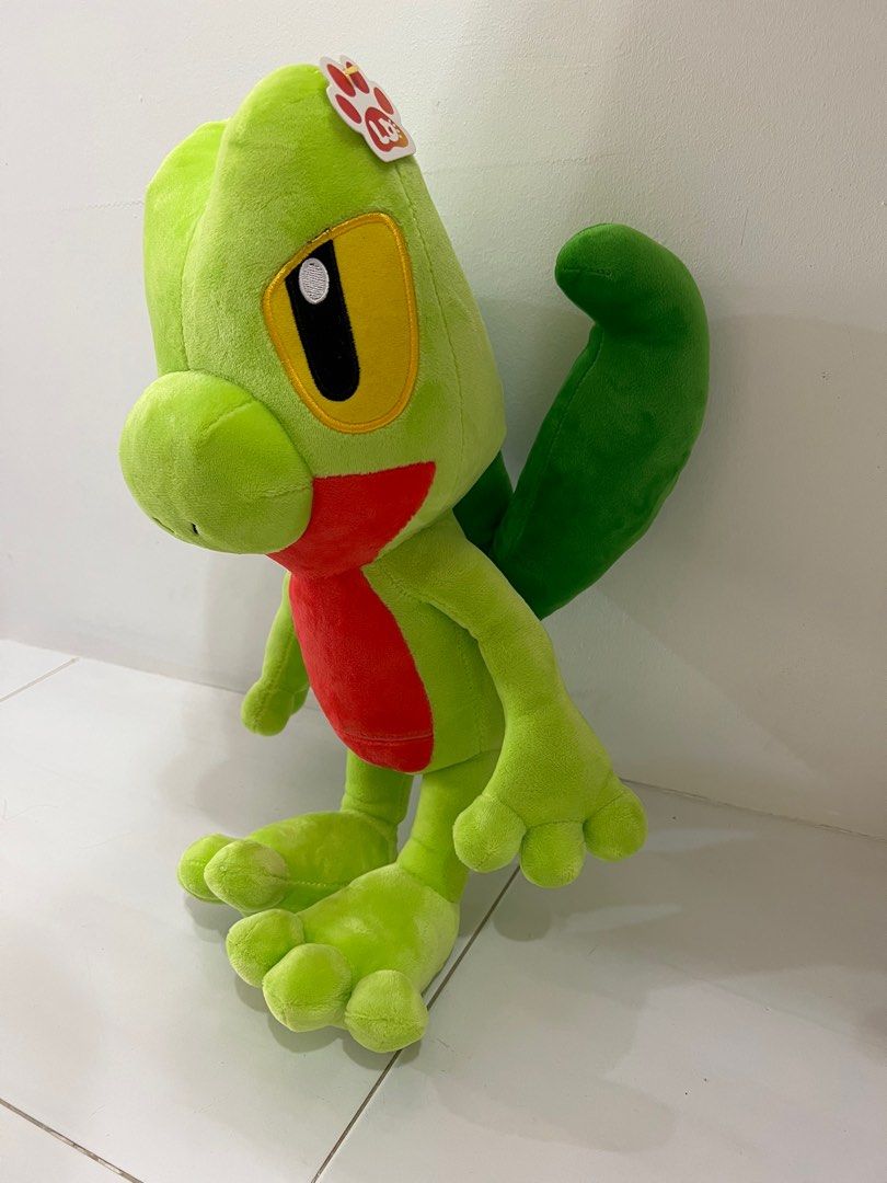 Treecko Toy Pokemon Treecko Soft Toy, Hobbies & Toys, Toys & Games on Carousell