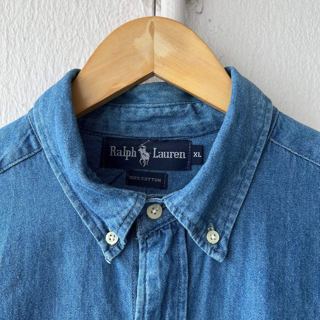 Ralph lauren denim button up shop