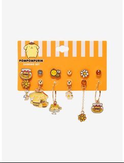 Pompompurin Bumblebee Mismatch Earring Set