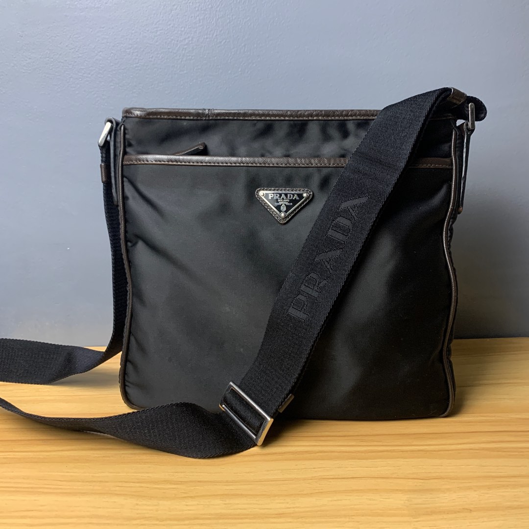 Sling bag prada man best sale