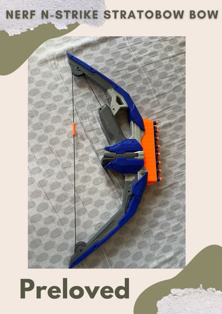 PRELOVED NERF N STRIKE STRATOBOW BOW Hobbies Toys Toys Games