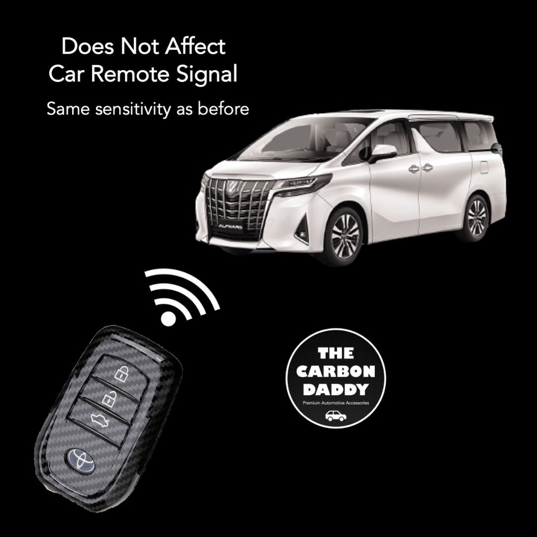 Premium Toyota Carbon Fibre Full Cover Key Case, Tags: toyota, harrier ...
