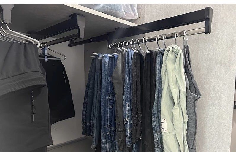 Pull-out trouser racks for wardrobe, Furniture & Home Living, Furniture ...