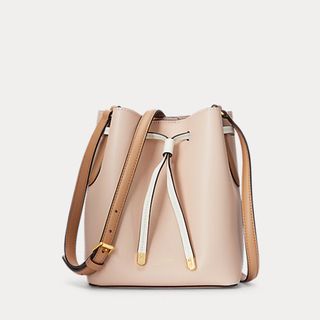 Ralph Lauren mini bucket bag pink nude