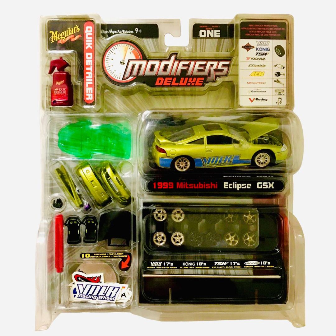 RARE !!! MEGUIARS 1/43 MODIFIERS DELUXE SET - 1999 MITSUBISHI ECLIPSE ...
