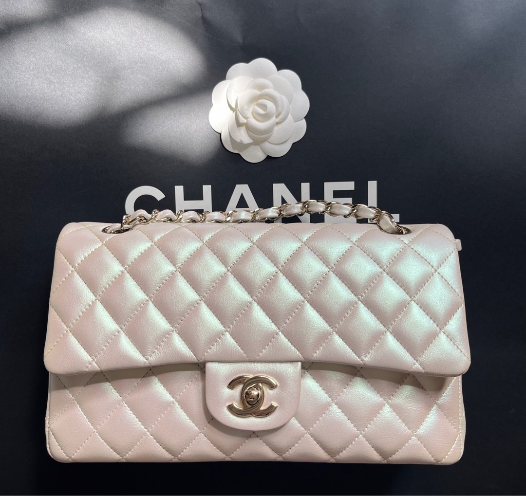 Chanel iridescent 2025 white
