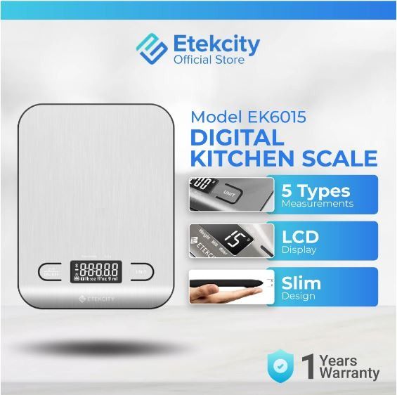 Etekcity EK6015 Digital Kitchen Scale