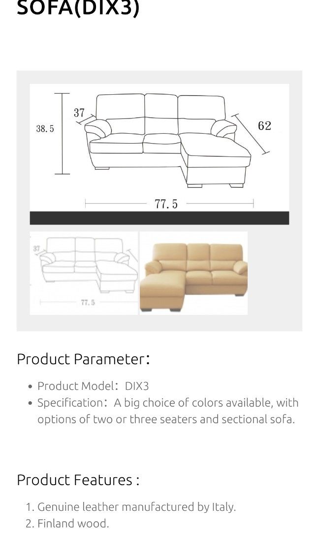 Seahorse 3 seater sofa, Furniture & Home Living, Furniture, Sofas on