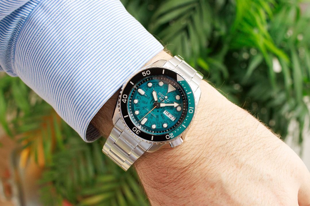 超安い品質 SEIKO 5 SPORTS メンズ腕時計 自動巻き SRPJ45K1 ブルー