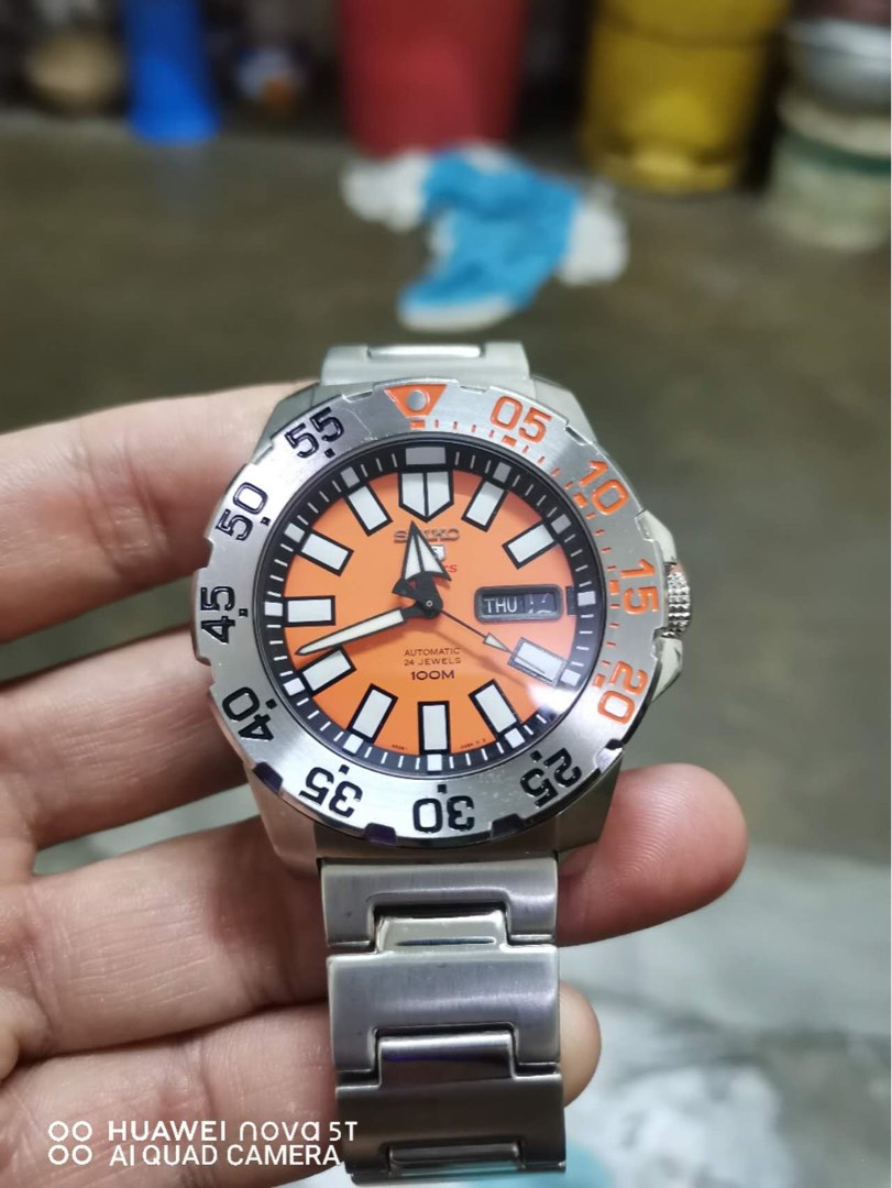 Seiko Baby Monster Automatic Men s watch Men s Fashion Watches