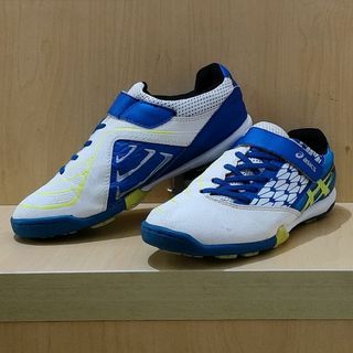 Sepatu Futsal Anak-Asics Blue Velcro