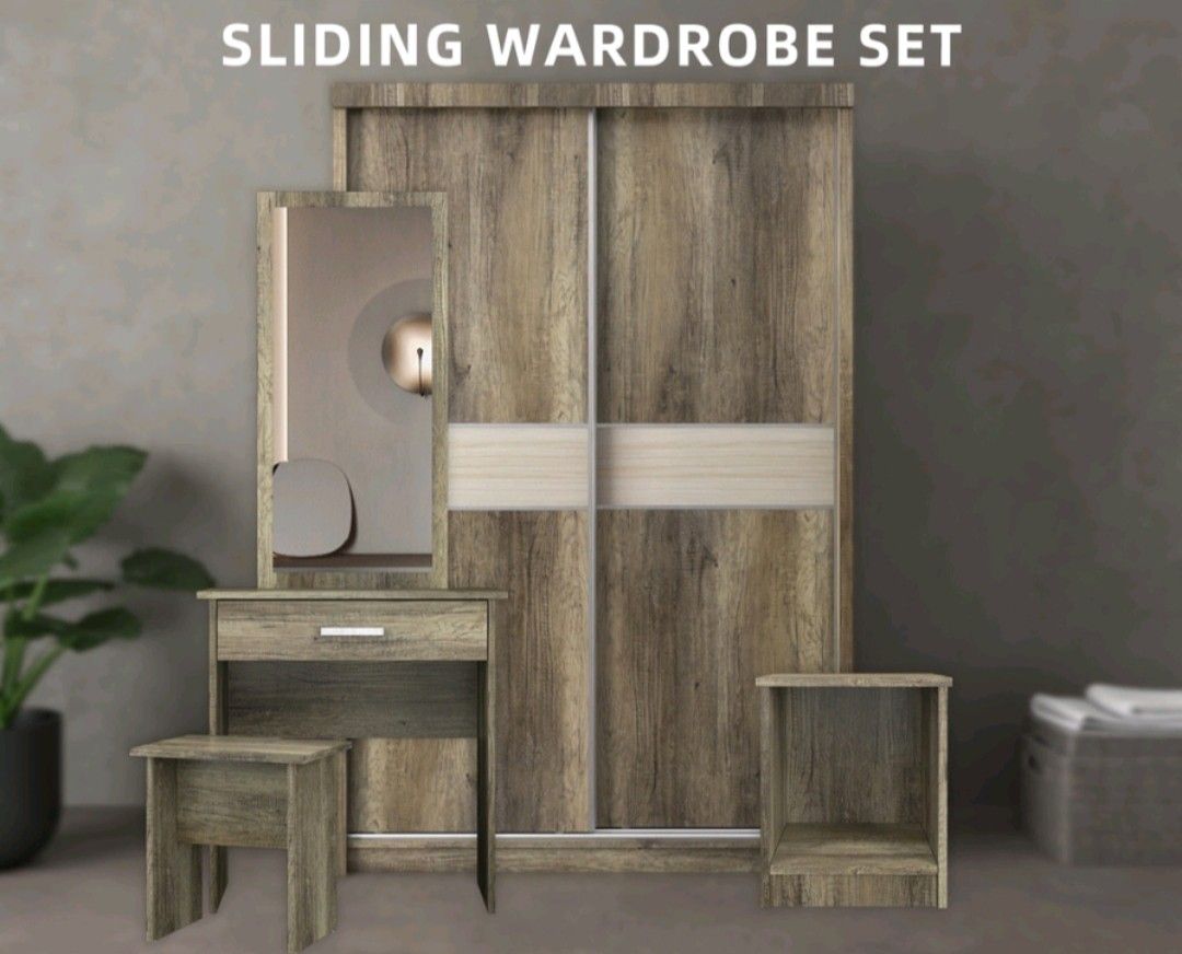 set sliding wardrobe, Furniture & Home Living, Furniture, Other Home