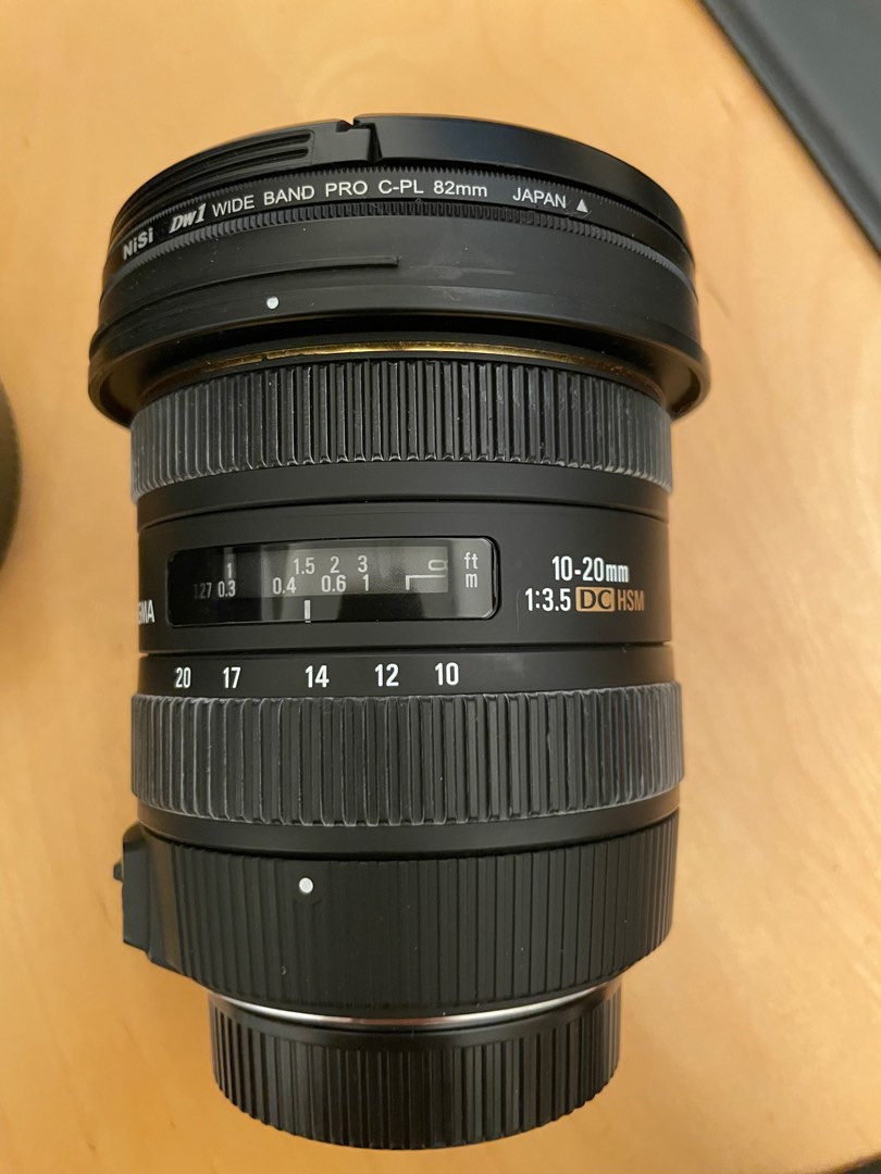 Sigma 10-20mm f/3.5 EX DC HSM Lens for Nikon F, 攝影器材, 鏡頭及